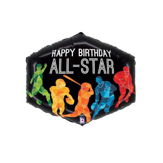 30in ALL SPORTS BIRTHDAY FOIL BALLOON