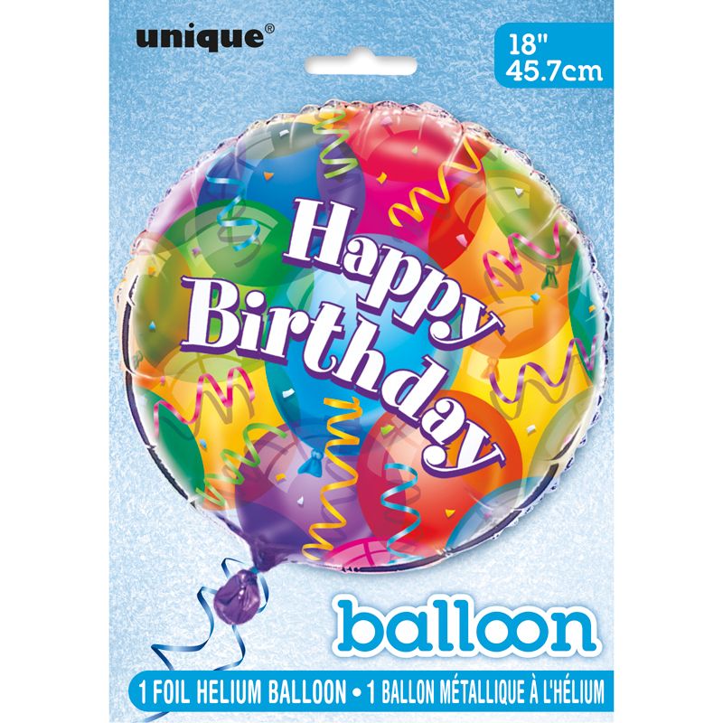 18in BRILLIANT BIRTHDAY FOIL BALLOON